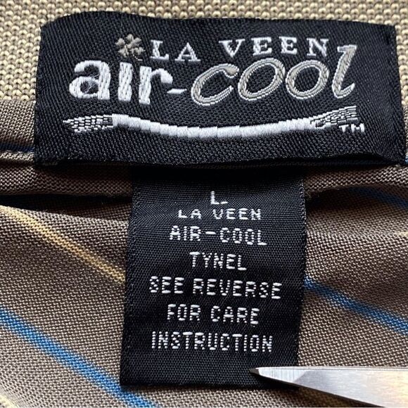 La Veen Air-Cool Short Sleeve Polo Shirt Size Large - Picture 3 of 12